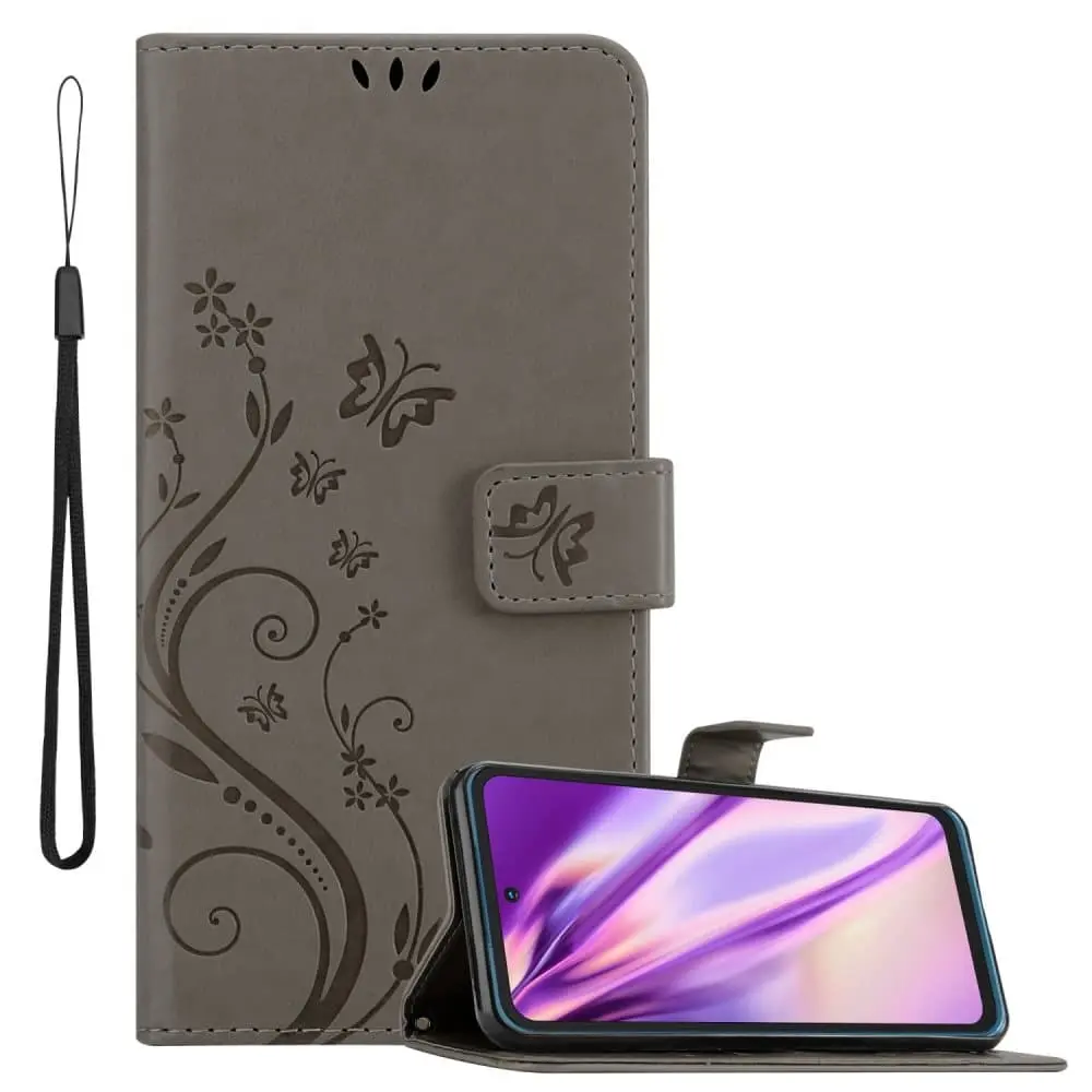 Deksel til Nokia XR20 Lommebokdeksel i blomster design med magnetisk lukking, stativfunksjon og kortplasser