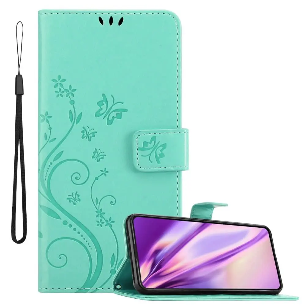 Deksel til Asus ZenFone 8 FLIP Lommebokdeksel i blomster design med magnetisk lukking, stativfunksjon og kortplasser