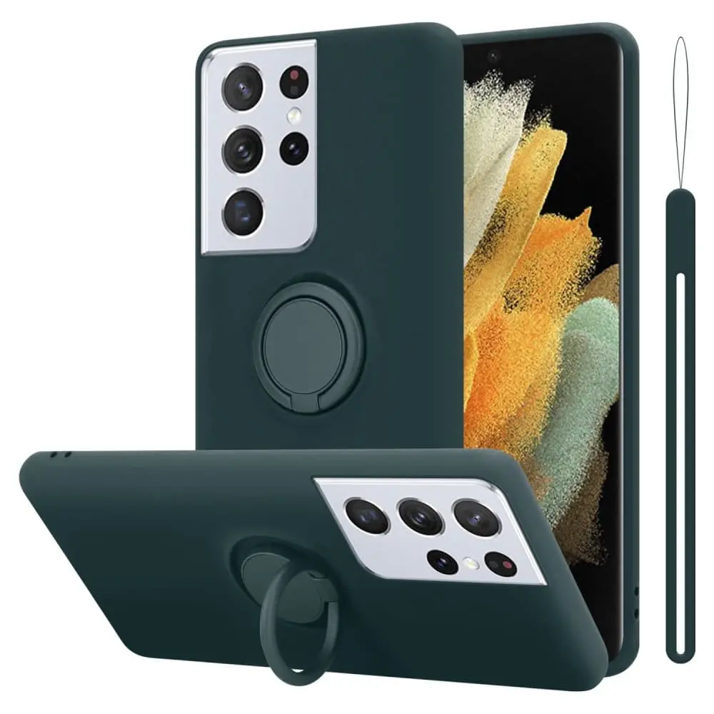 Silikondeksel til Samsung Galaxy S22 ULTRA Deksel av fleksibelt TPU-silikon