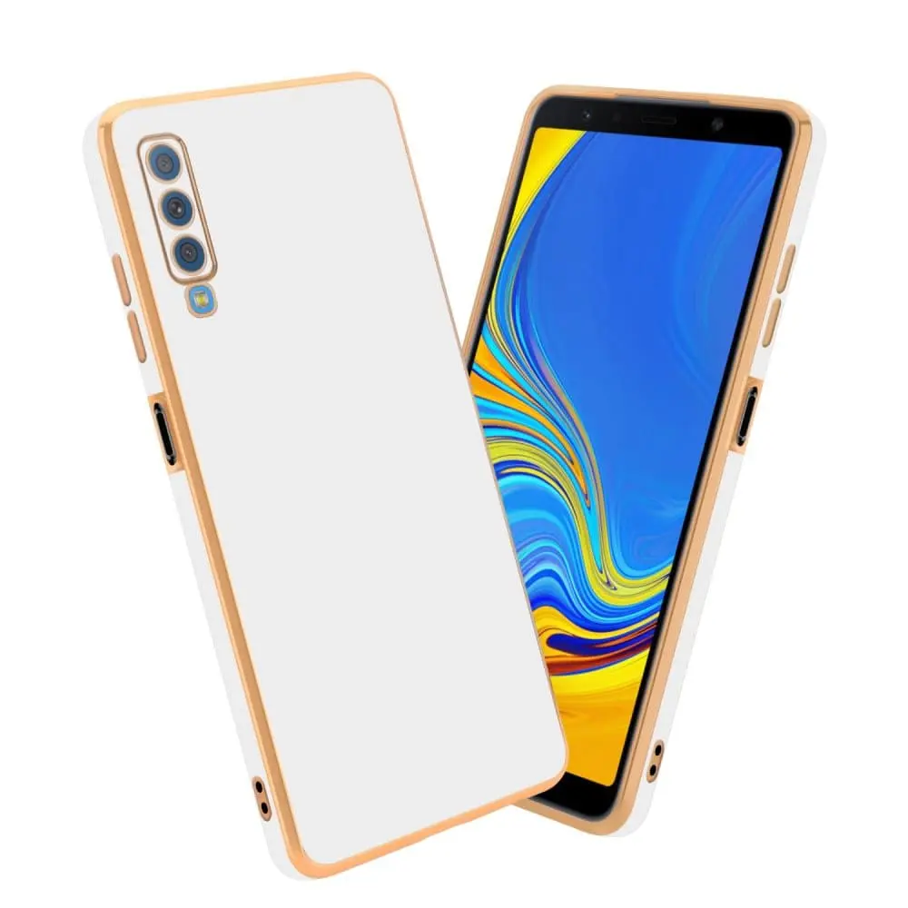 Silikondeksel til Samsung Galaxy A7 2018 med kamerabeskyttelse