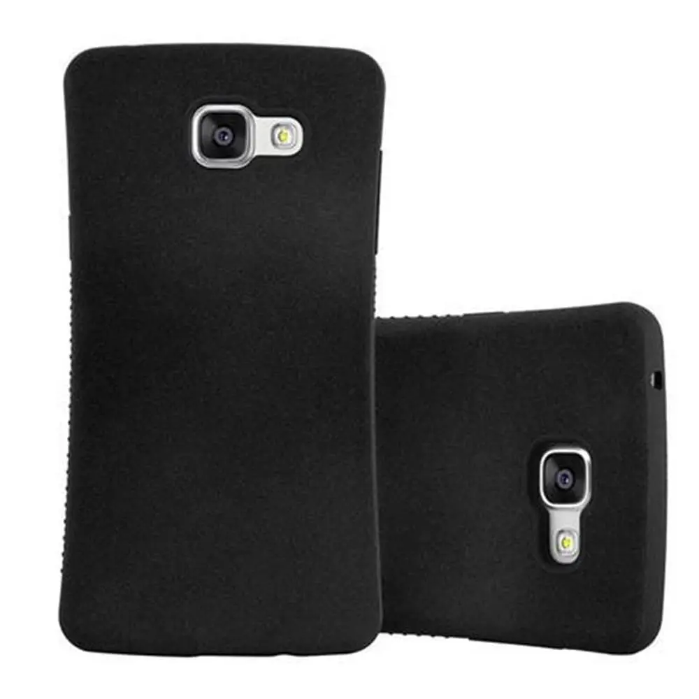 Deksel for Samsung Galaxy A3 2016 Hardt Case Beskyttelsesdeksel Small Waist med sklisikker gummibakside
