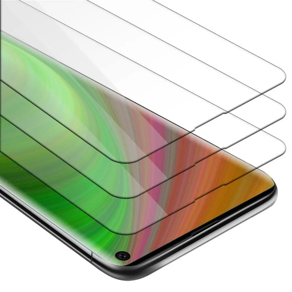3x Skjermbeskytter Skärmskyddtil til Samsung Galaxy S10 4G Herdet Skjermglass