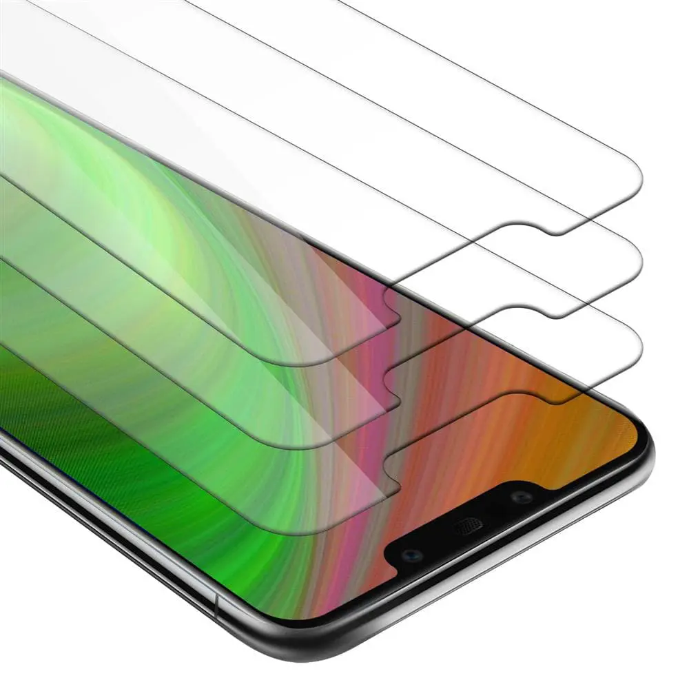 3x Skjermbeskytter Skärmskyddtil til Huawei MATE 20 LITE Herdet Skjermglass