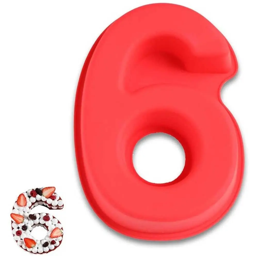 Stor bakeform silikonkakeform Digrate nummer 6