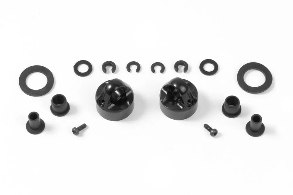 XR-368052 Alu Shock Cap-Nut w/Vent Hole (2)