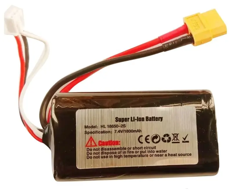 2s 1800mAh - HengLong Li-Ion 18650 - XT60