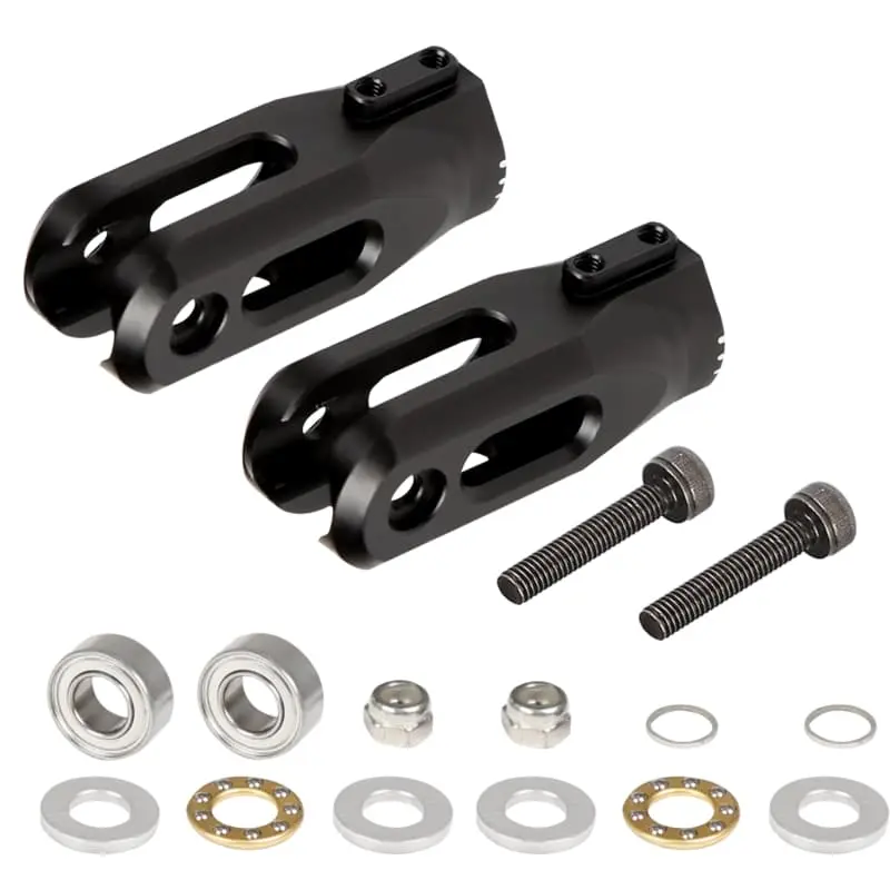 OSHM4009B M4 Main Rotor Blade Grip Set Black