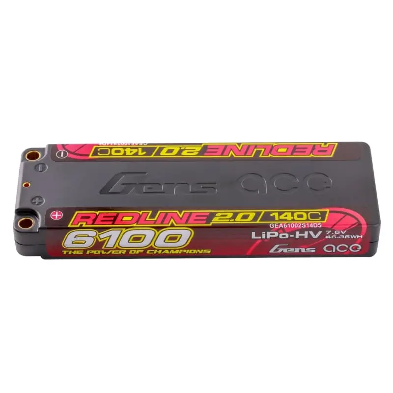 2s 6100mAh -140C - Gens Ace Redline 2.0