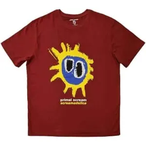 Primal Scream - Screamadelica Red Uni Tee T-Shirt