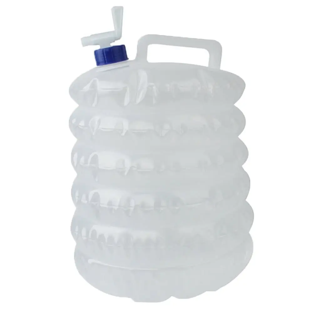 Vannbeholder med kran, sammenleggbar - 15 L