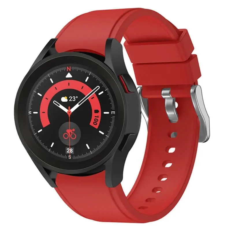 Silikon armbånd No-Gap Samsung Galaxy Watch 5 Pro (45mm) - Rød