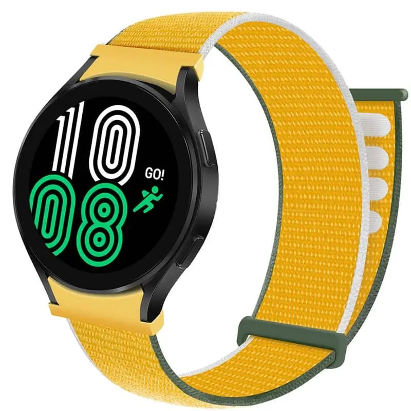 Nylon armbånd No-Gap Samsung Galaxy Watch 4 (40mm) - Sunflower