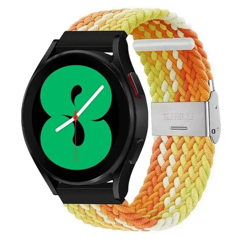 Flettet elastisk armbånd Samsung Galaxy Watch 4 (44mm) - gradientorange