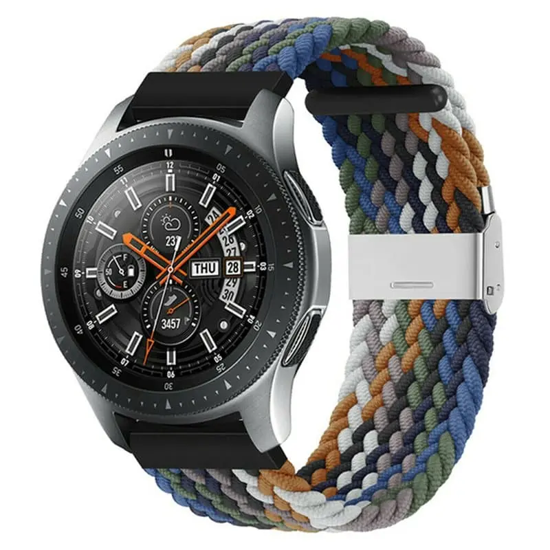 Flettet elastisk armbånd Samsung Galaxy Watch 46mm - cowboy
