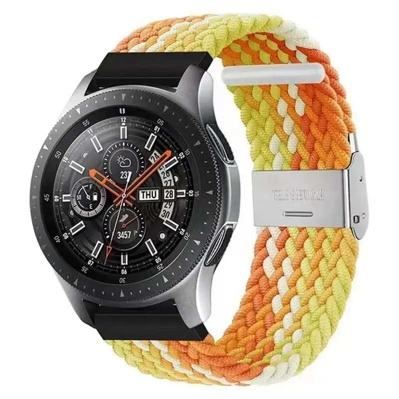 Flettet elastisk armbånd Samsung Galaxy Watch 46mm - gradientorange