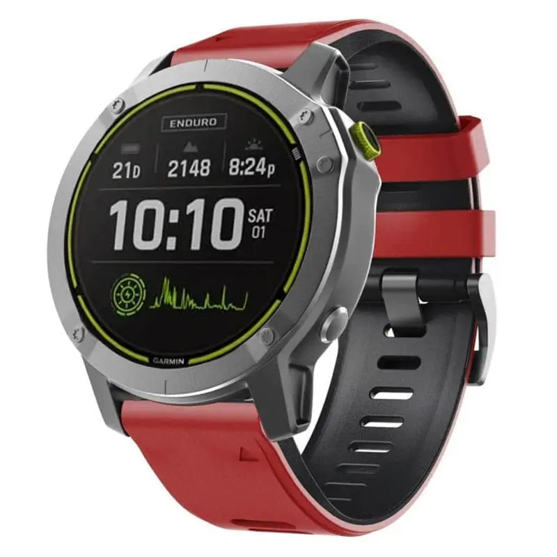 Twin Sport armbånd Garmin Enduro 2 - Rød/svart