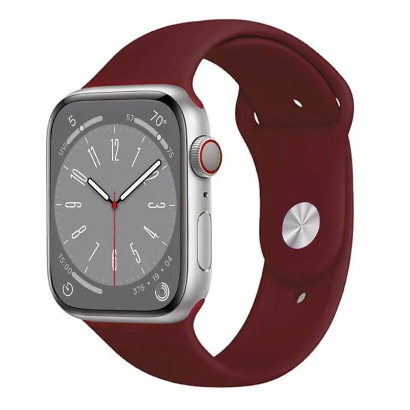 Sport Reim Apple Watch 8 (45mm) - Wine red
