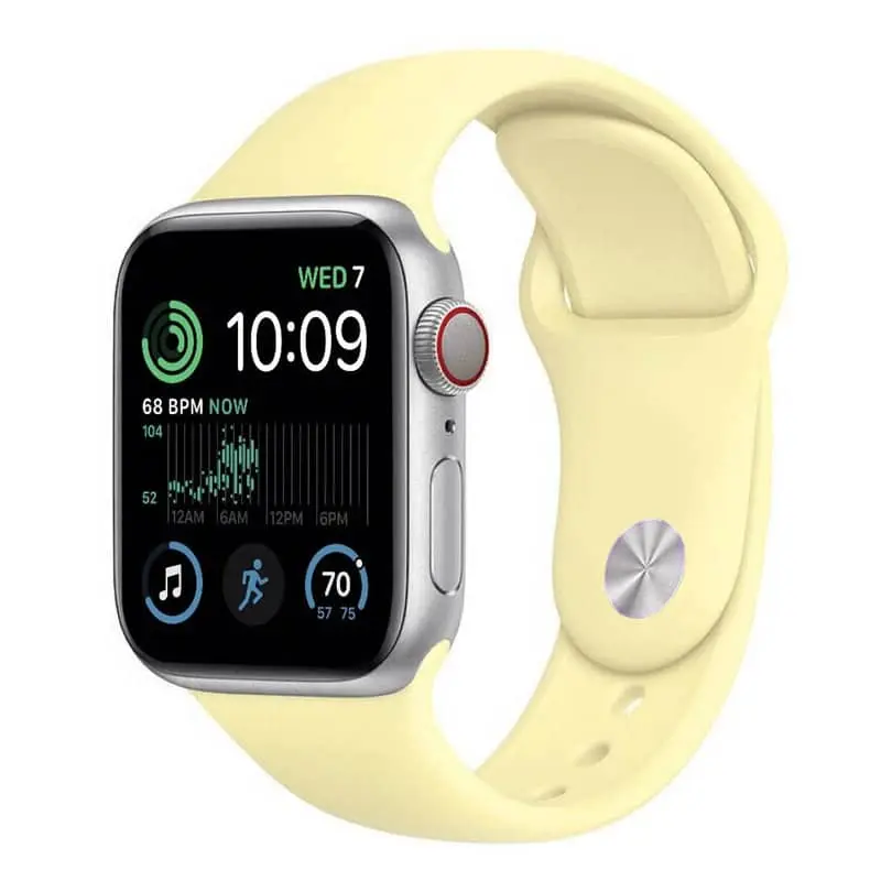 Sport Reim Apple Watch SE 2022 (44mm) - Light yellow