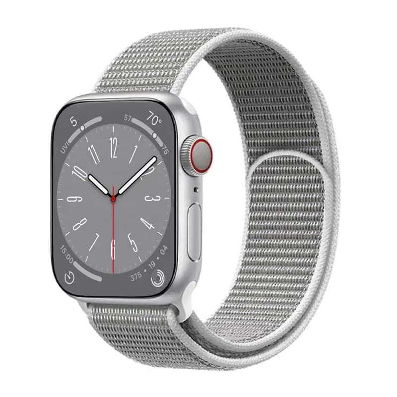 Nylon armbånd Apple Watch 8 (45mm) - Seashell