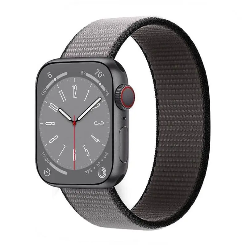 Nylon armbånd Apple Watch 8 (45mm) - Anchor Ash