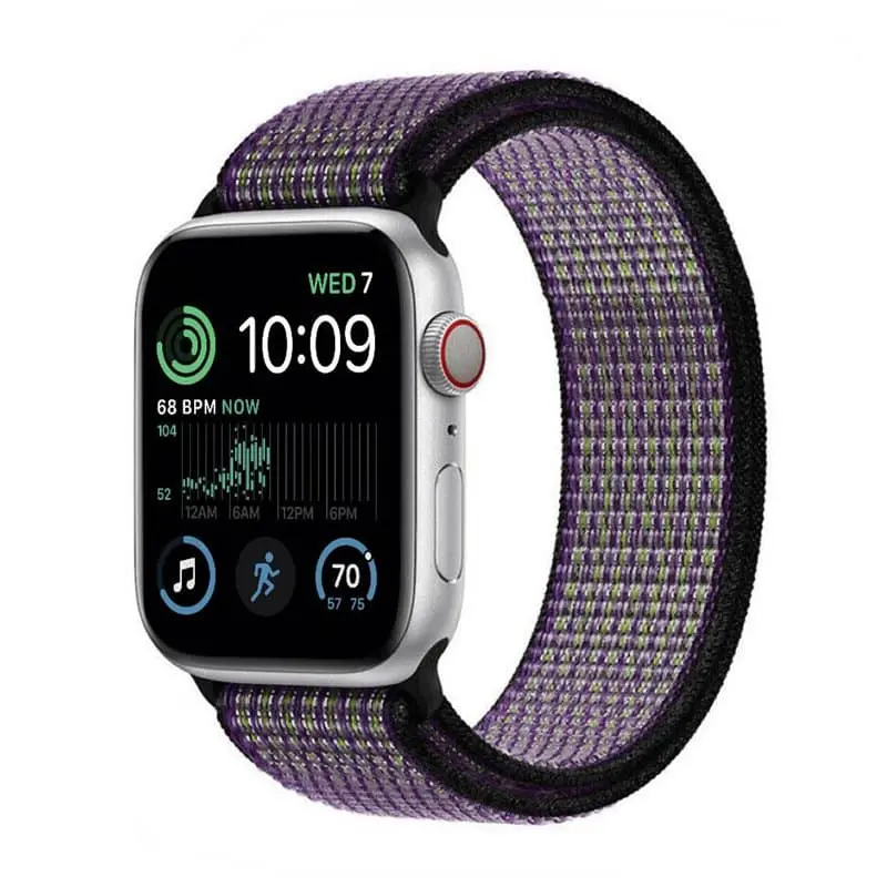 Nylon armbånd Apple Watch SE 2022 (40mm) - Desert Sand
