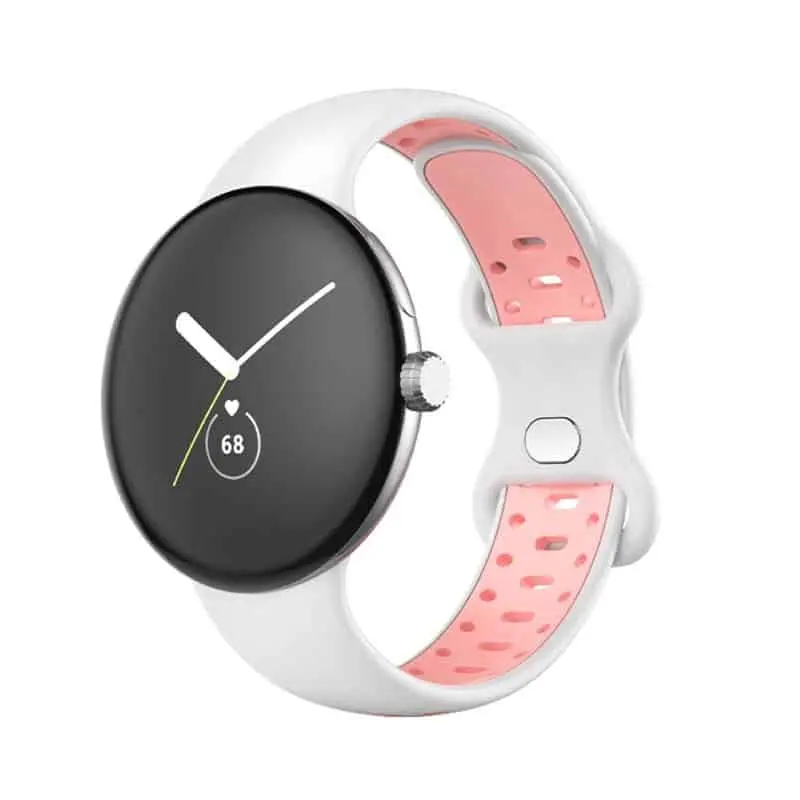 Twin Sport Armbånd Google Pixel Watch (41mm) - Hvit/rosa