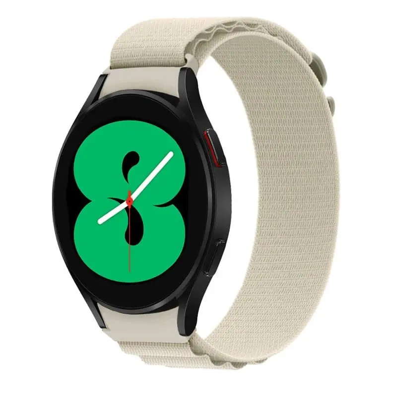 Artic Elastisk nylon armbånd Samsung Galaxy Watch 4 (40mm) - Starlight