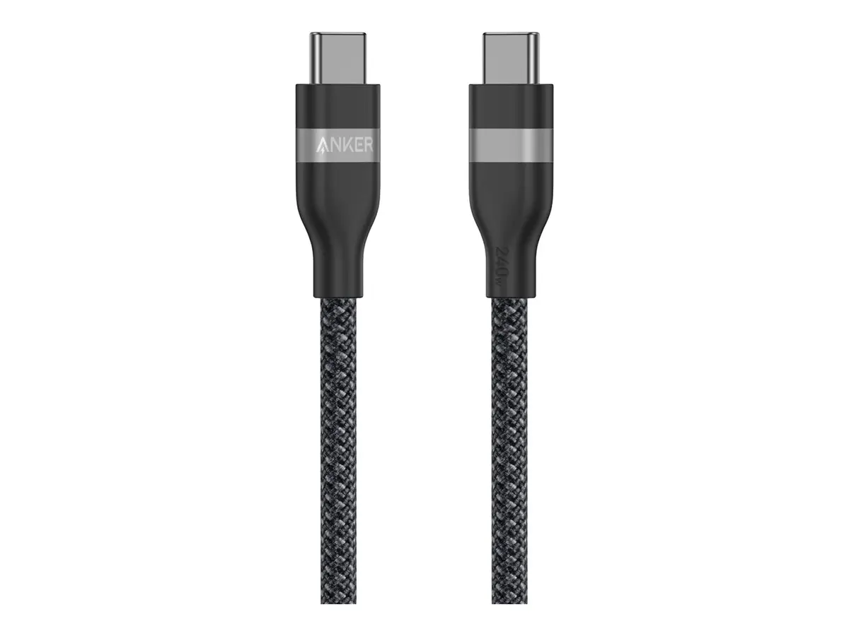 Anker USB-C til USB-C ladekabel 1 meter, svart