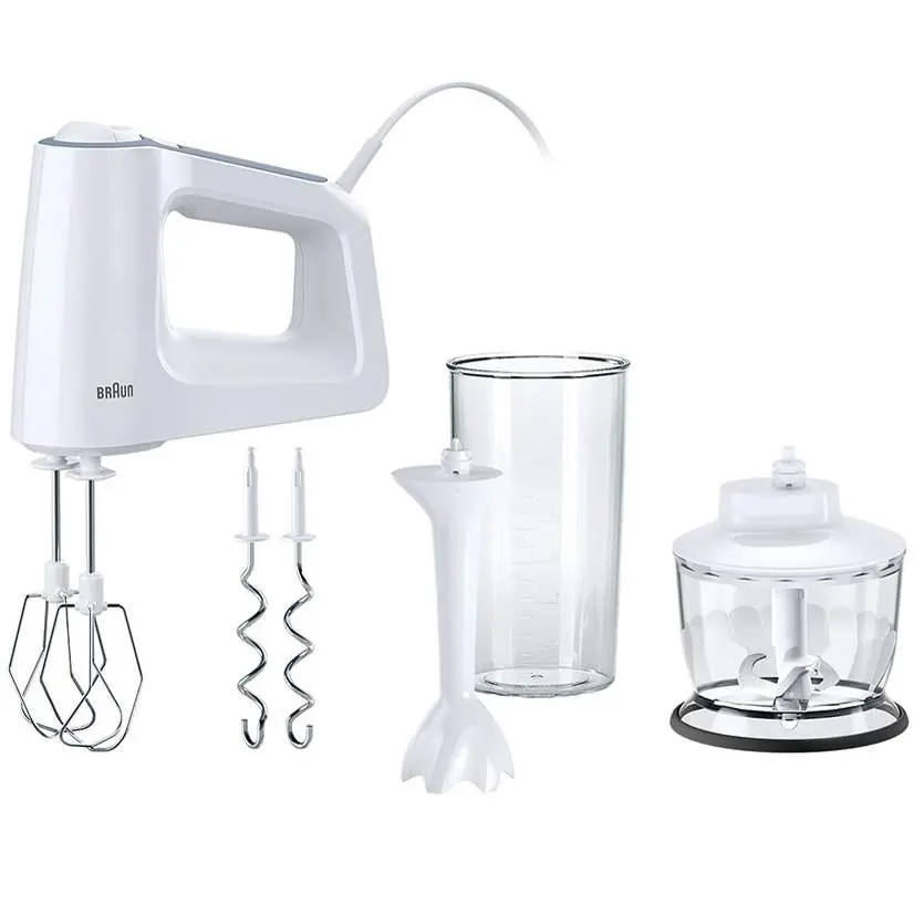 Elvisp 500w + Tilbehør Hvit HM3135WH