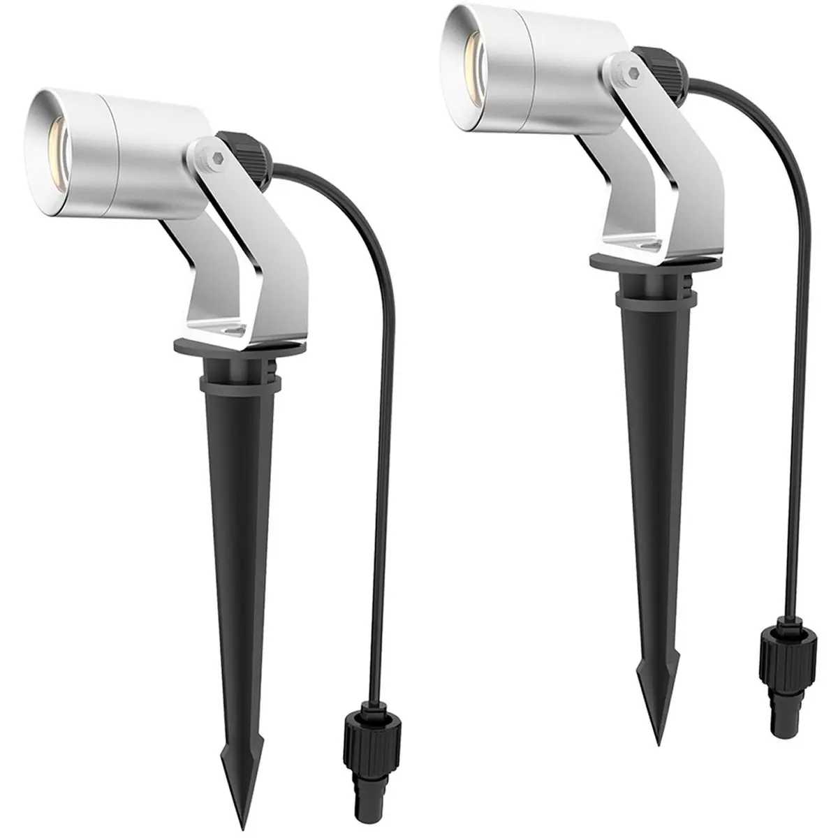 Allan Spotlight-sett 2-pak inkl strømadapter 12V 3000K 10lm IP67