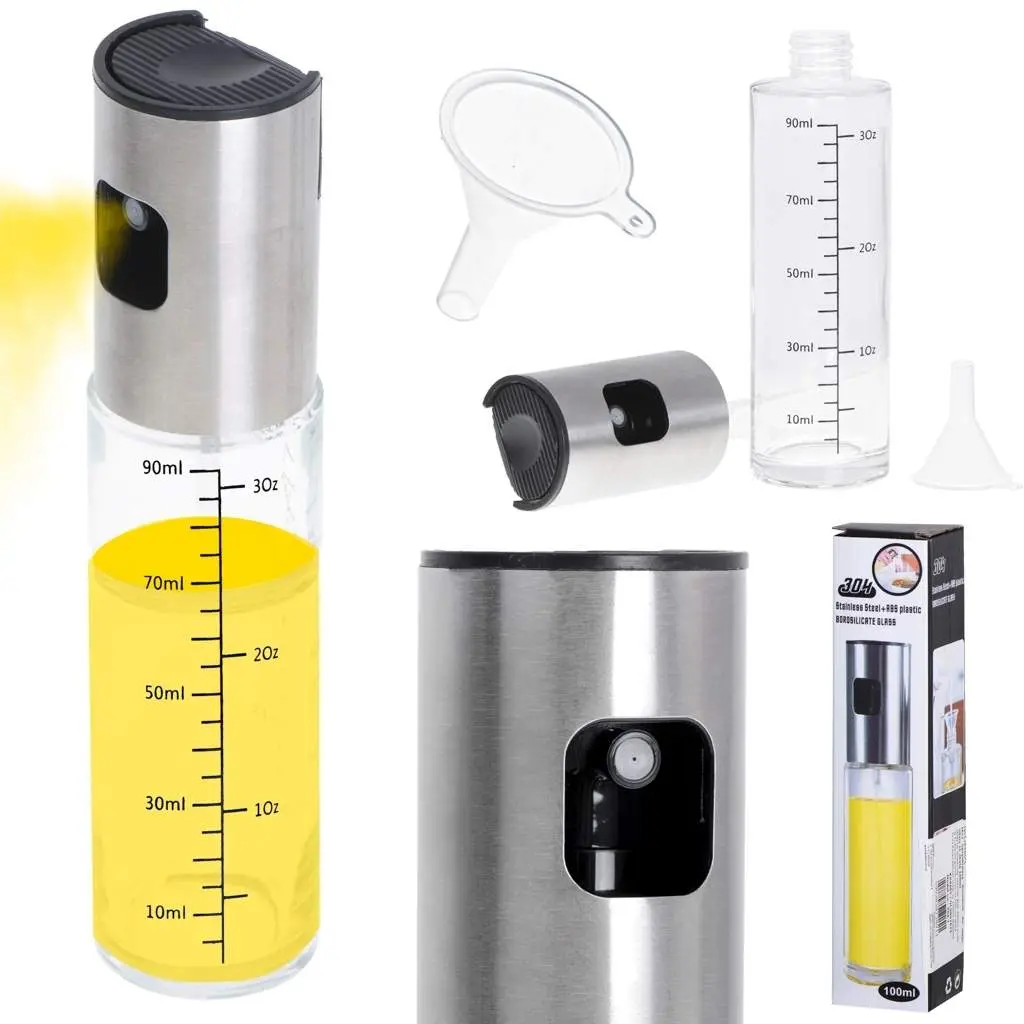 Oljedispenser 100 ml - Presisjonsdosering i plast/metall/glass