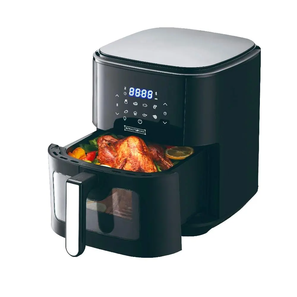 Airfryer 6,5L med digitalt display og vindu - 1500W