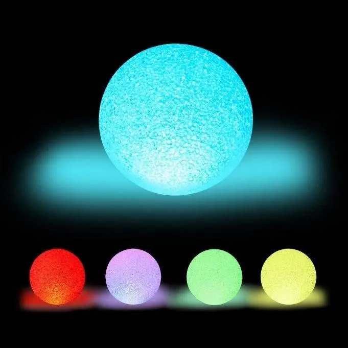 LED kulelys med fargeendring