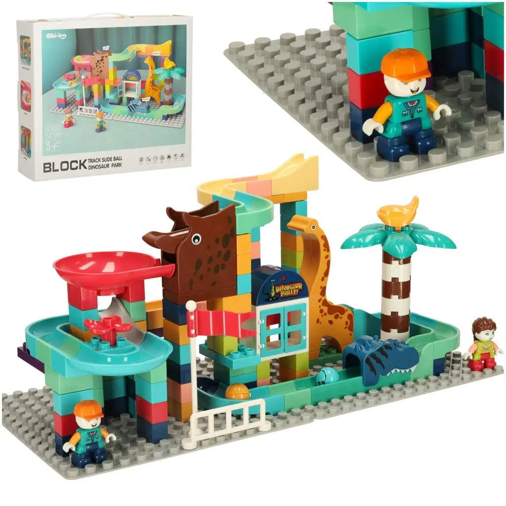 Kreative blokker ballbane dinosaurpark 147sz