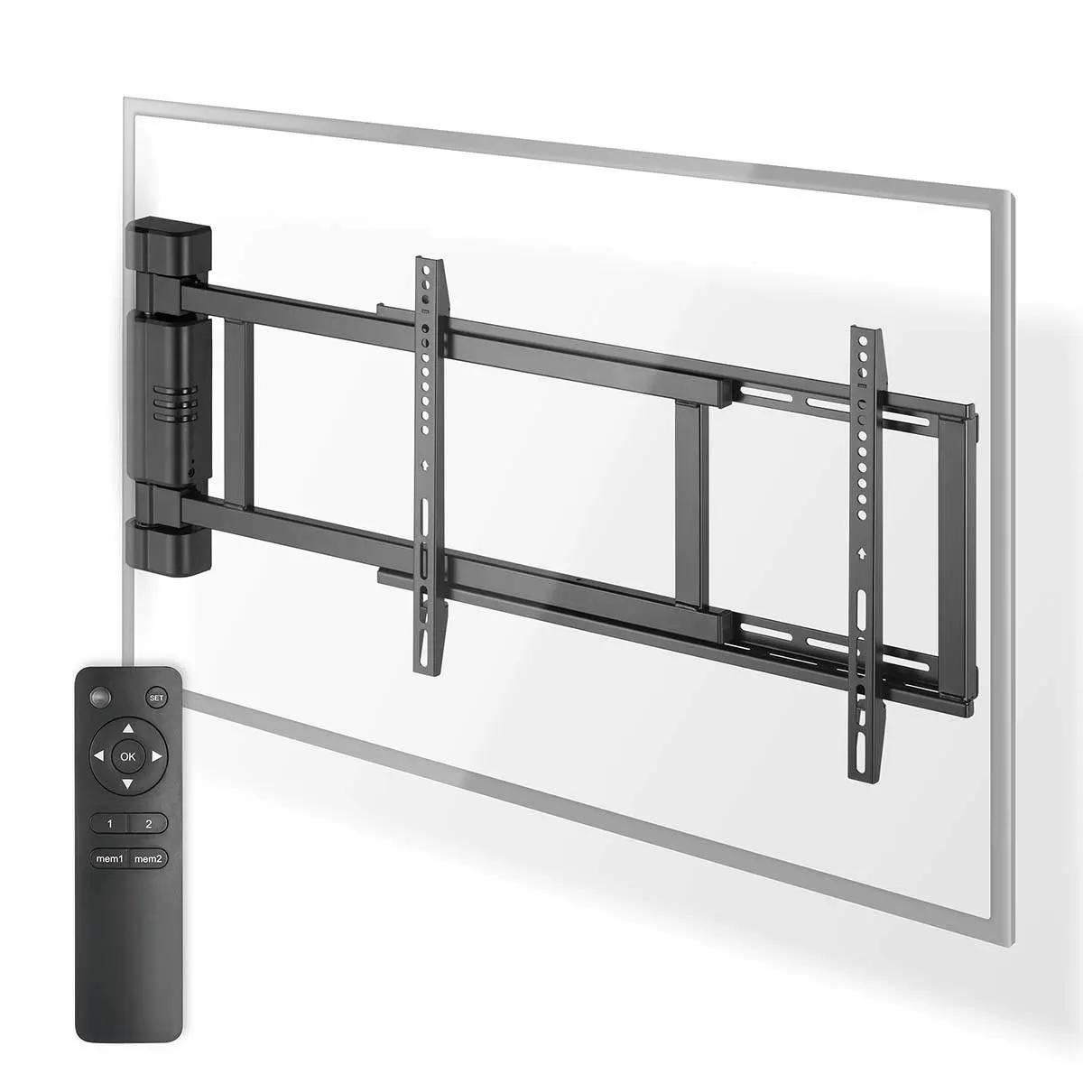 Motorisert TV Veggfeste | 32 - 75 " | Maximum skjerm vekt: 50 kg | Roterbar | Minimum vegg avstand: 56 mm