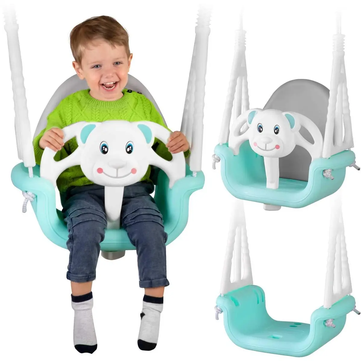 Ricokids 3in1 Bamsebøttehuske, turkis
