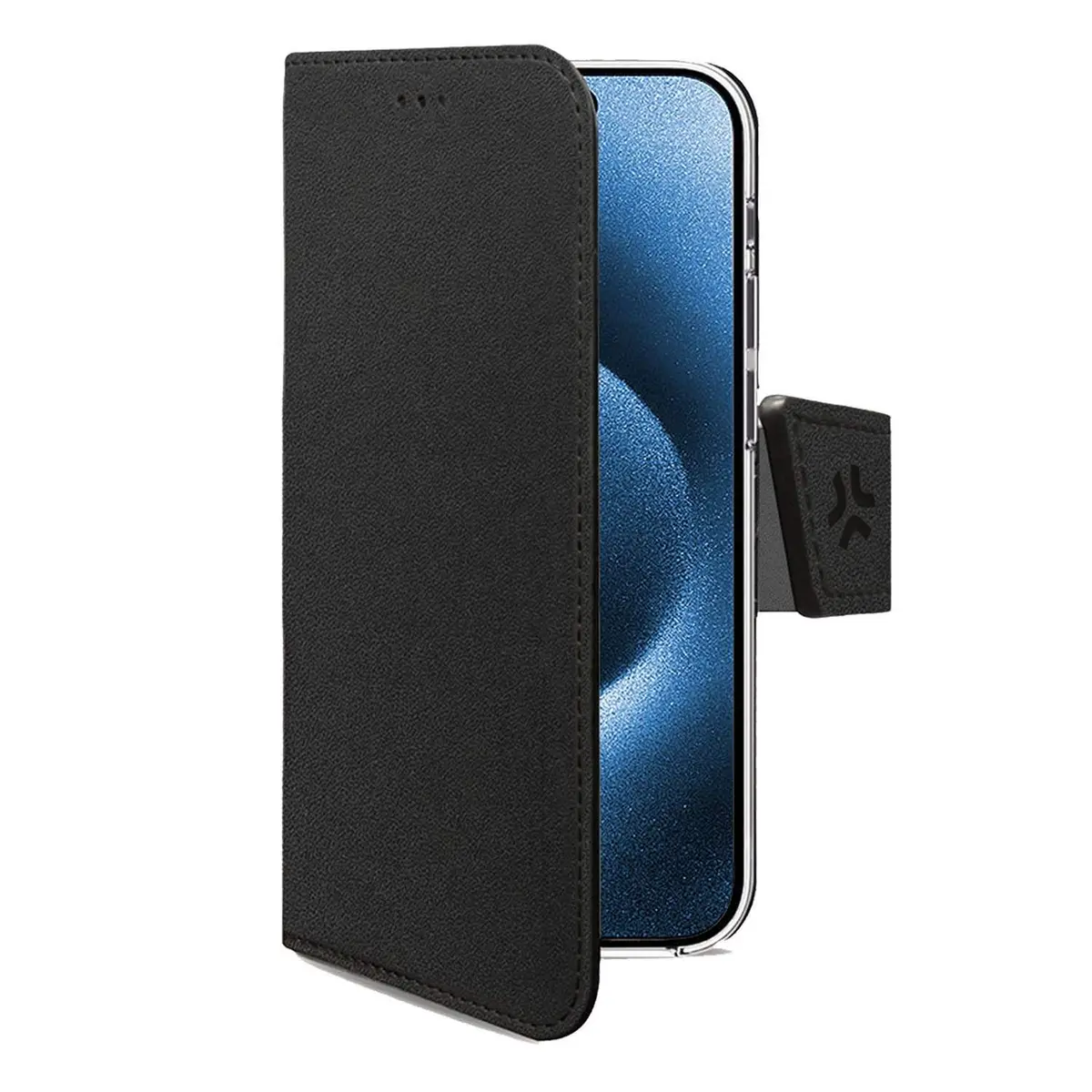 iPhone 17 Pro lommebokdeksel – svart, øko-skinn, kortspor
