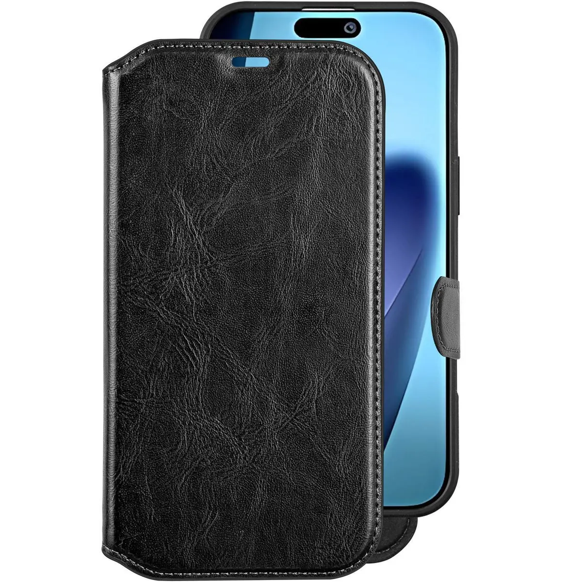 Slank iPhone-lommebok – 2-i-1-design, Air-kompatibel