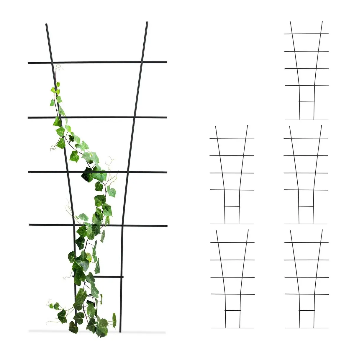 Metal Plant Trellis Set – Slitesterke støtter for klatreplanter