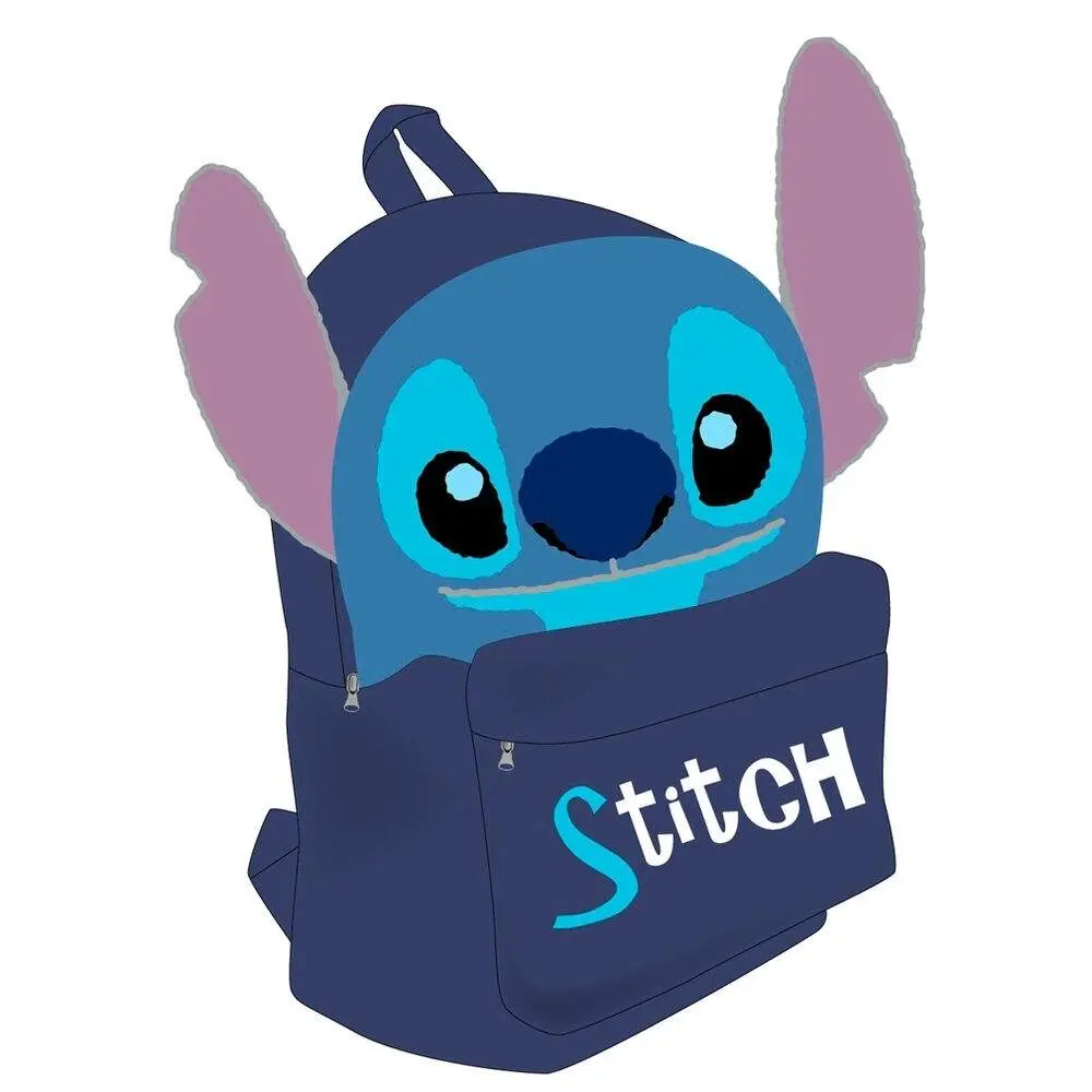 Stitch ryggsekk 30 cm for barn, slitesterk og lett
