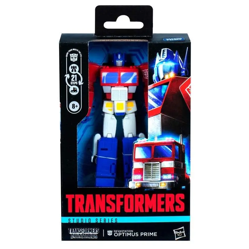 Optimus Prime-figur, 11 cm høy, samleobjekt i Studio-serien