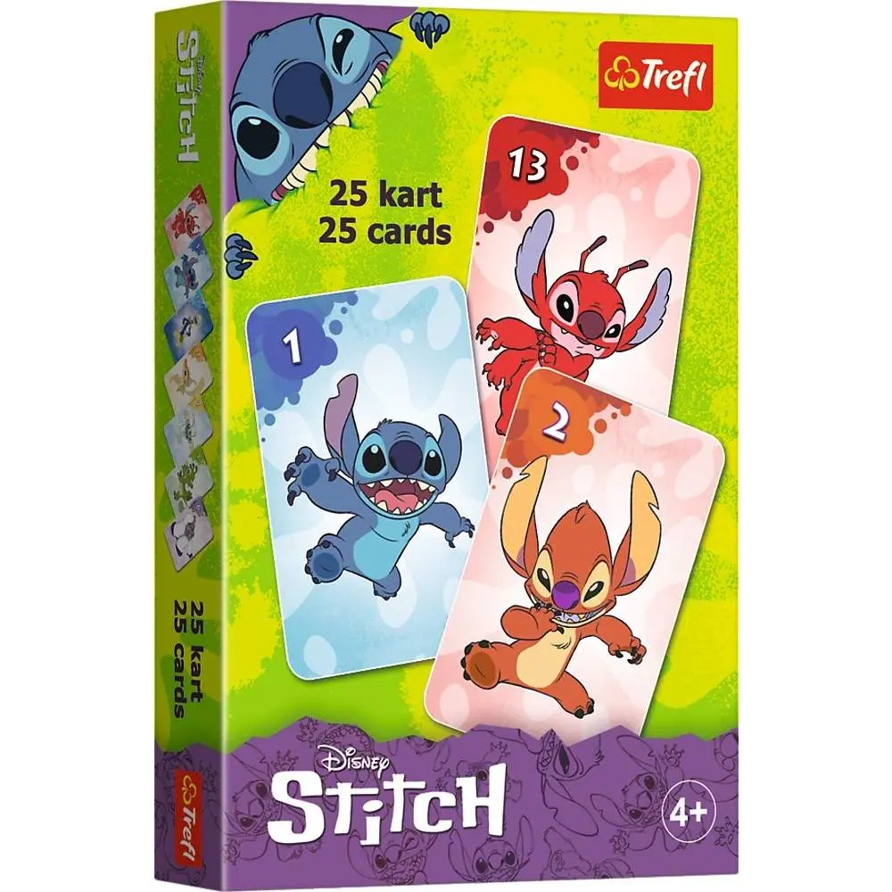 Stitch Card Game for familiemoro, 2-4 spillere, i alderen 6+