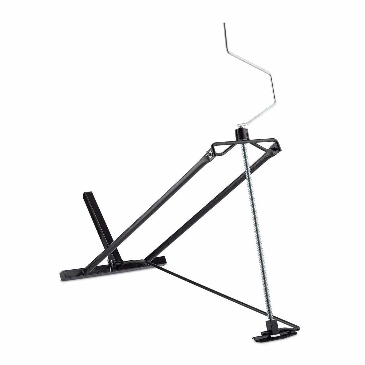 Svart gressklipperlift