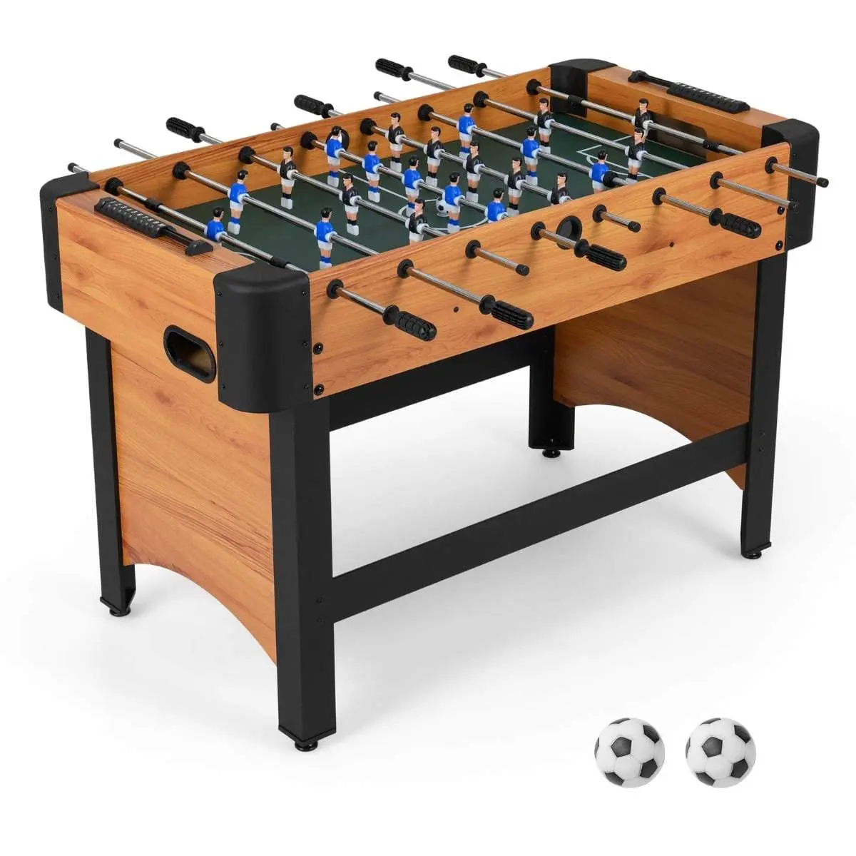 Fotballbord med 22 spillere og 2 baller – naturlig finish