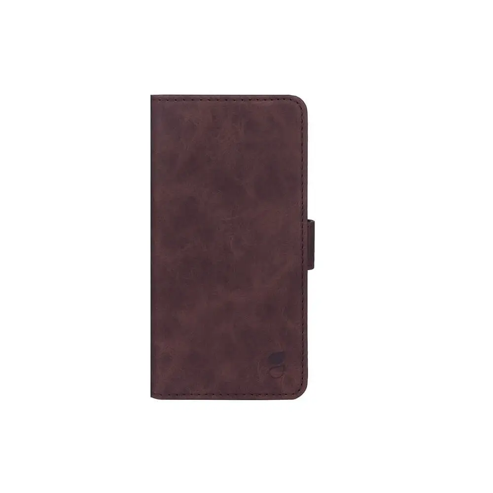 GEAR Mobillommebok Brun Nubuck PU Samsung S21FE 5G