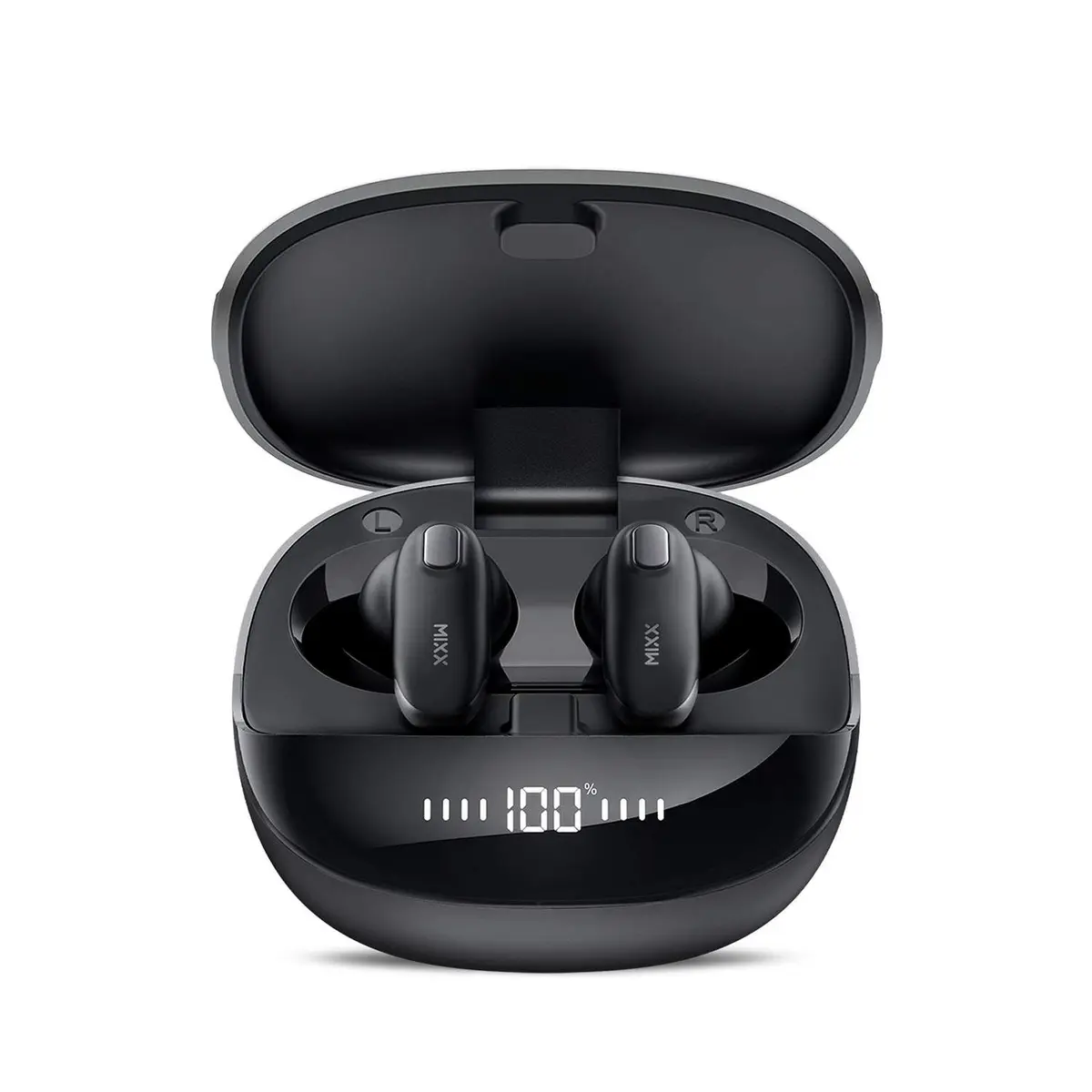 MIXX Hodetelefon Mini Charge 2 In-Ear TWS Qi Svart