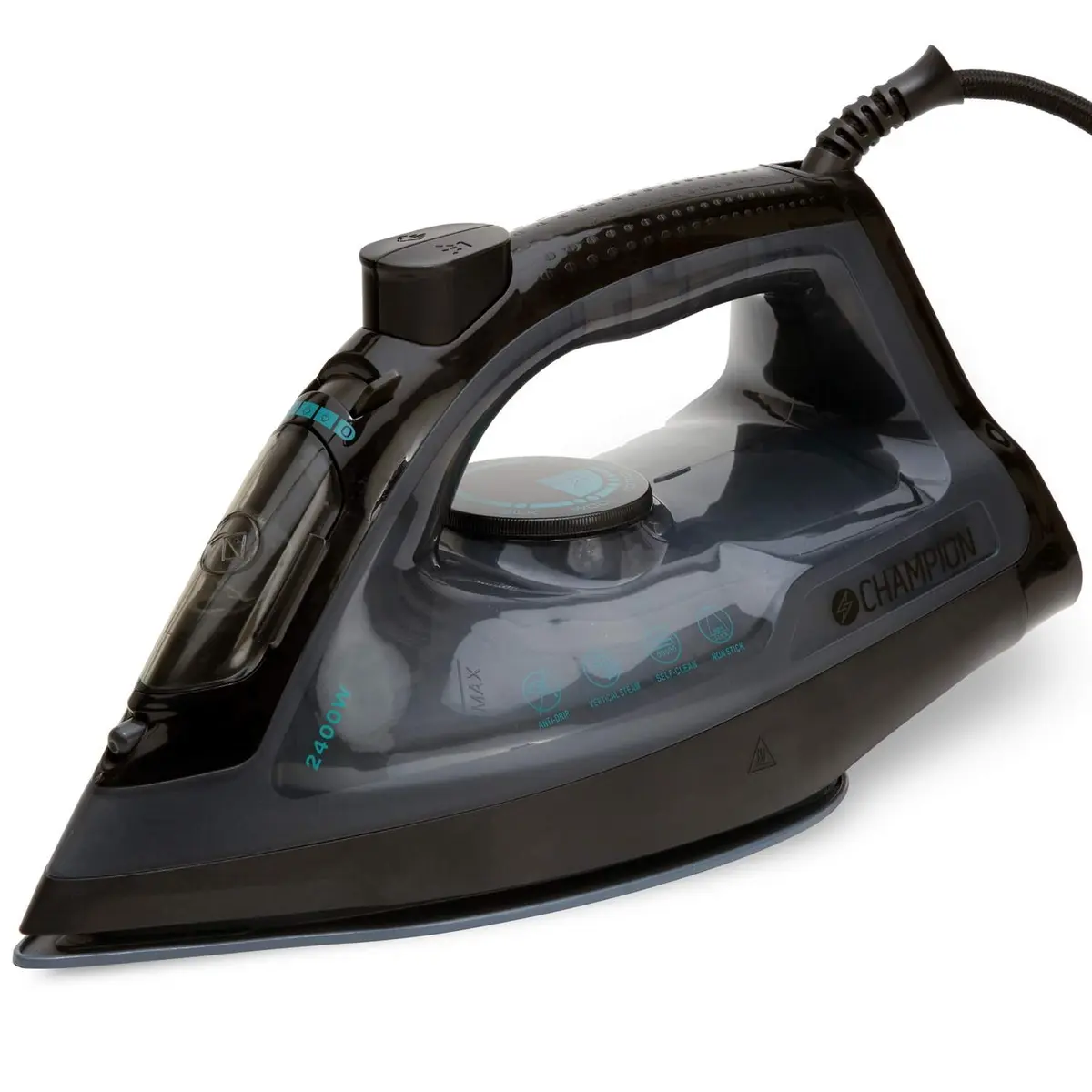Dampstrykejern – keramisk såleplate, automatisk avstängning, 2400 W
