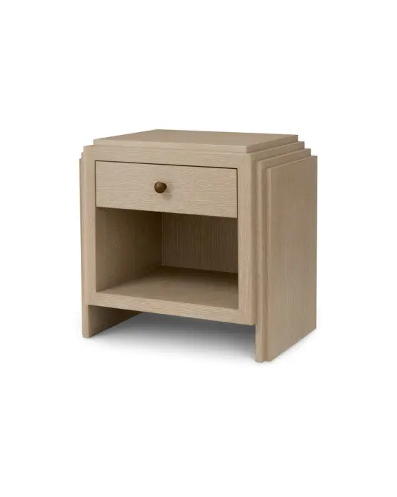 ArtDeco sidebord vasket eikefinér