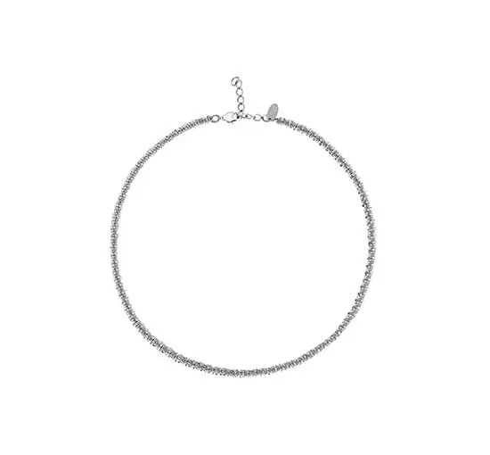 Gemma halskedje rhodium