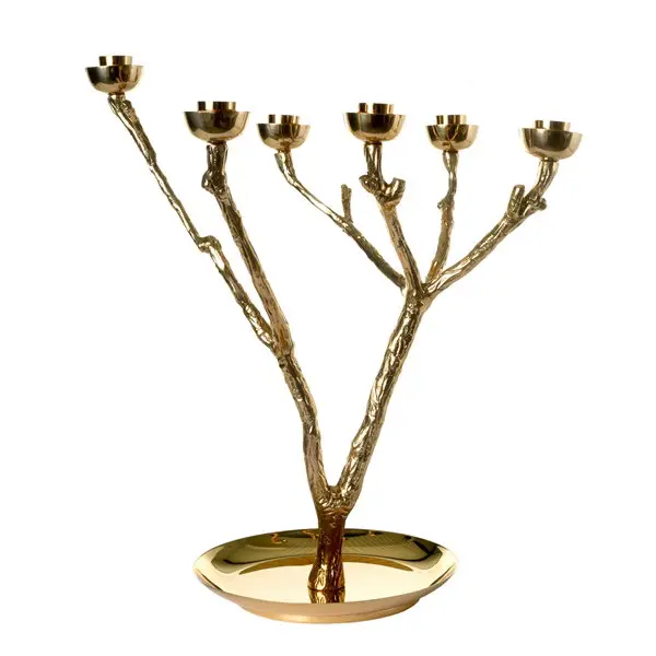 Twiggy Candlestick Gold